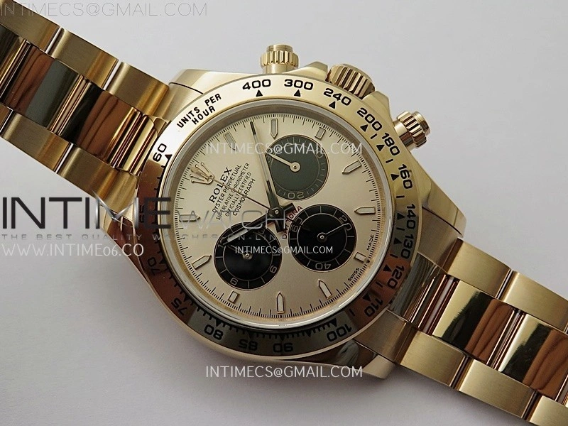 Daytona 126505 Gain Weight RG QF 1:1 Best Edition RG Dial Black Subdial on RG Bracelet SH4131 V6