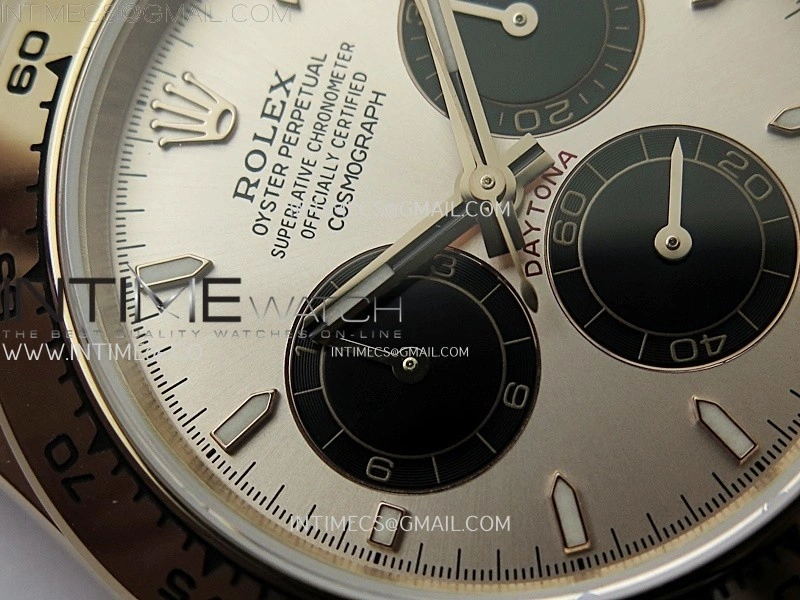 Daytona 126505 Gain Weight RG QF 1:1 Best Edition RG Dial Black Subdial on RG Bracelet SH4131 V6