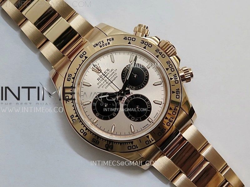 Daytona 126505 Gain Weight RG QF 1:1 Best Edition RG Dial Black Subdial on RG Bracelet SH4131 V6