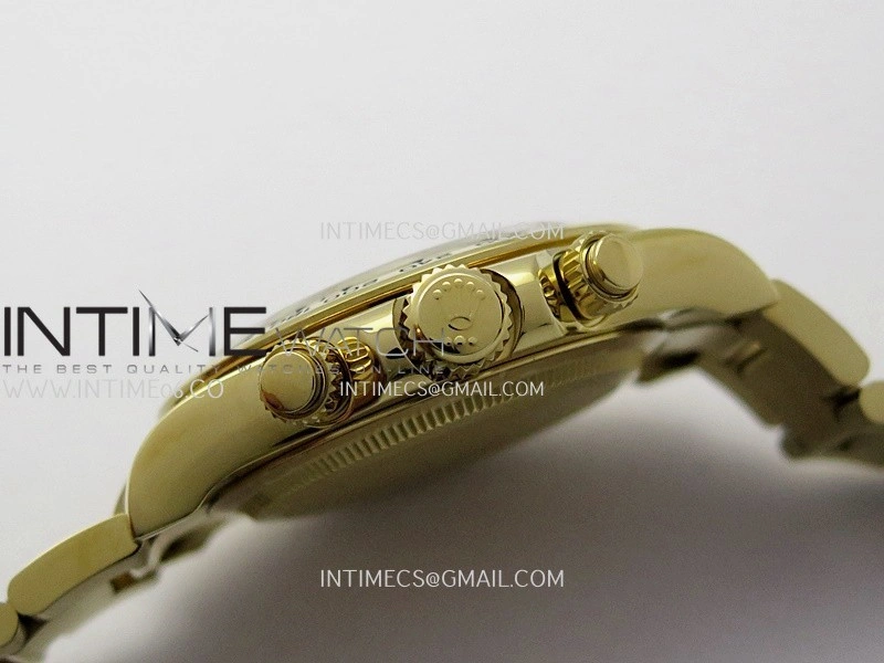 Daytona 126508 Gain Weight V6 QF 1:1 Best Edition Green Dial Stick Markers On YG Bracelet SH4131