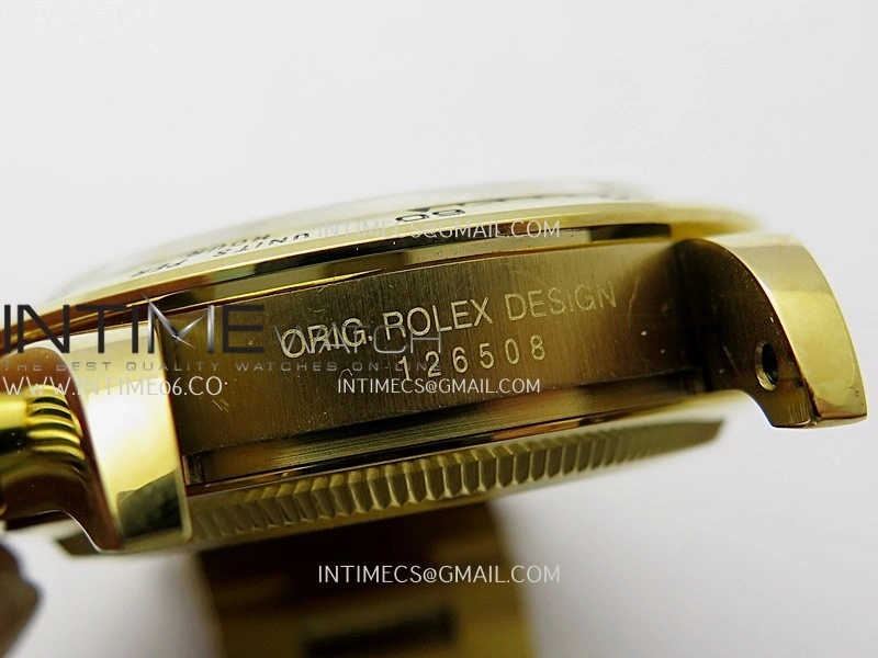 Daytona 126508 Gain Weight V6 QF 1:1 Best Edition Green Dial Stick Markers On YG Bracelet SH4131