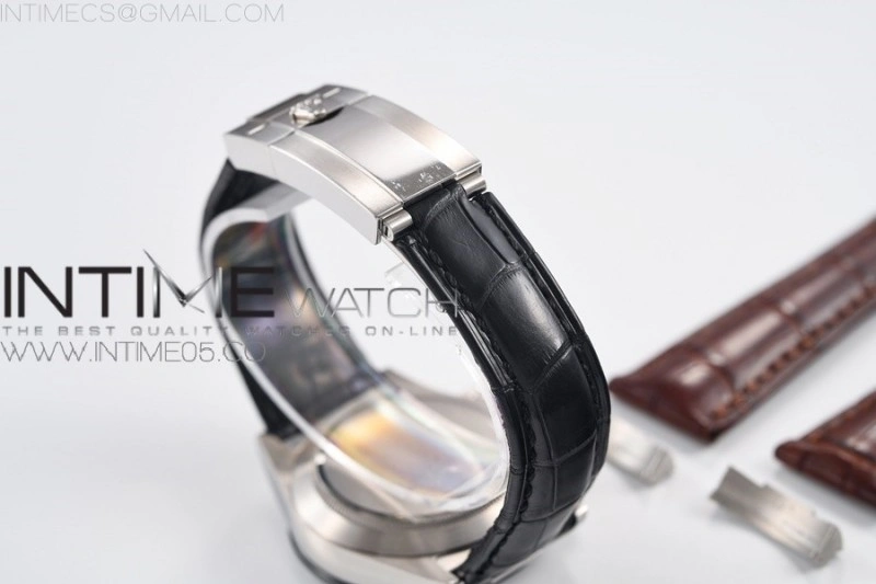 Genuine Alligator Leather Strap with Metal Insert for Rolex