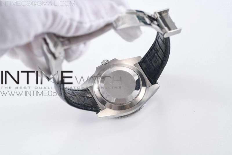 Genuine Alligator Leather Strap with Metal Insert for Rolex