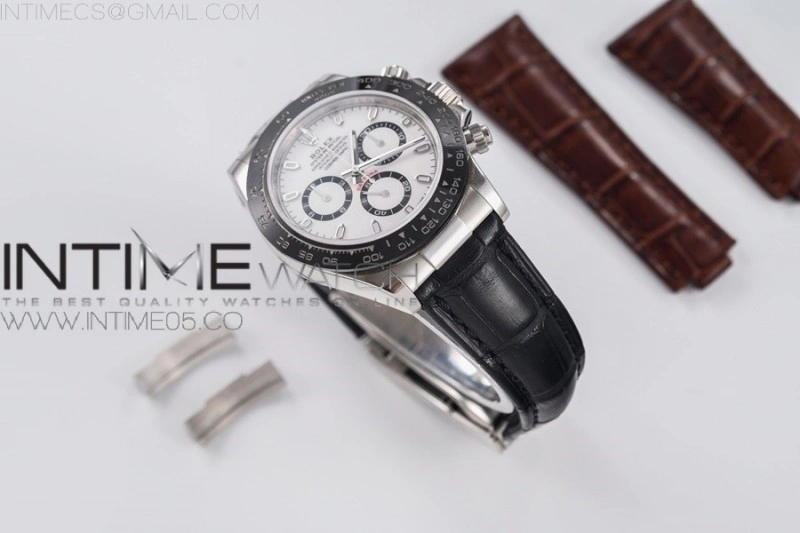 Genuine Alligator Leather Strap with Metal Insert for Rolex