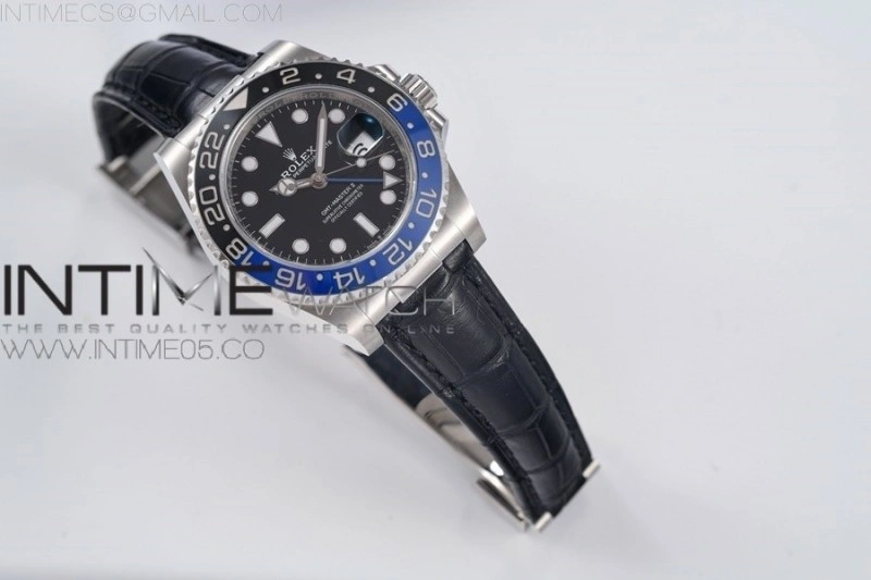 Genuine Alligator Leather Strap with Metal Insert for Rolex