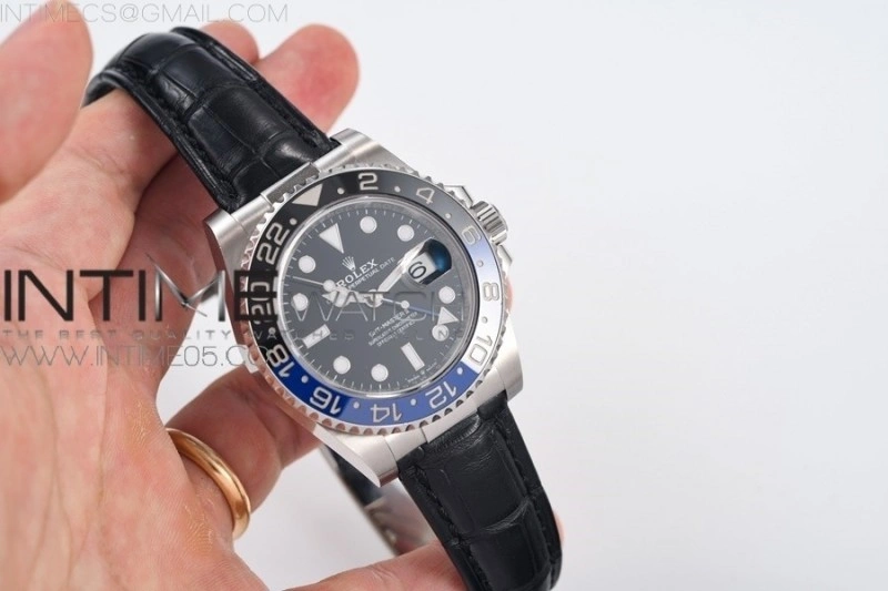 Genuine Alligator Leather Strap with Metal Insert for Rolex