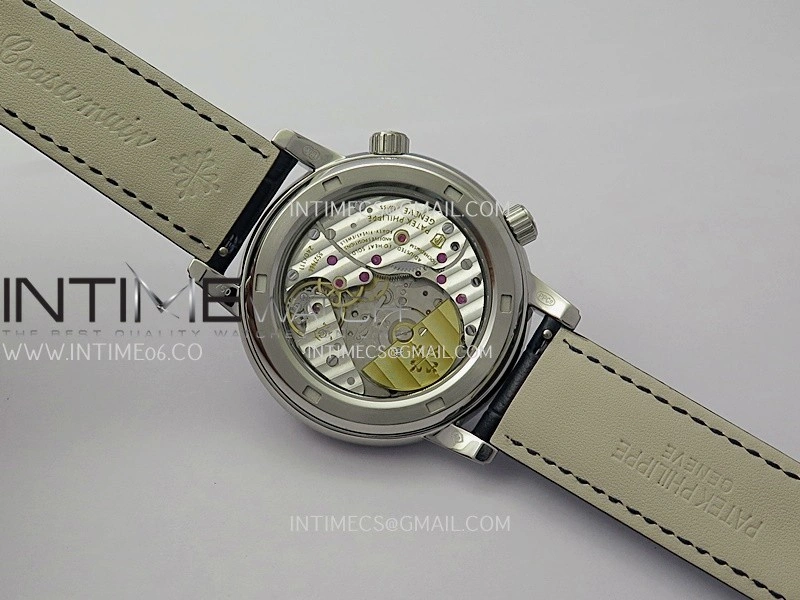 Grand Complications 6102G Moon SS YF Blue Dial on Blue Leather Strap A240