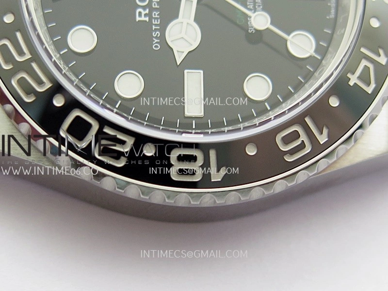 GMT-Master II 126710 GRNR Black Gray 904L SS Clean Plus 1:1 Best Edition Black Dial On Oyster Bracelet DD3285 CHS