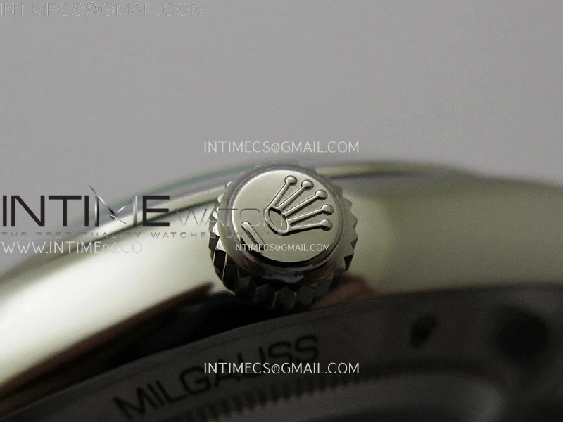 Milgauss 116400 GV Real Green Sapphire 904L SS VSF 1:1 Best Edition Black Dial on 904L SS Bracelet SA3131