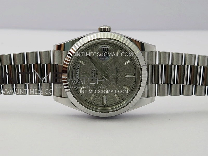 Day Date 228239 40mm Gain Weight V3 THBF 1:1 Best Edition Meteorite Dial T Diamond Marker On President Bracelet VR3255