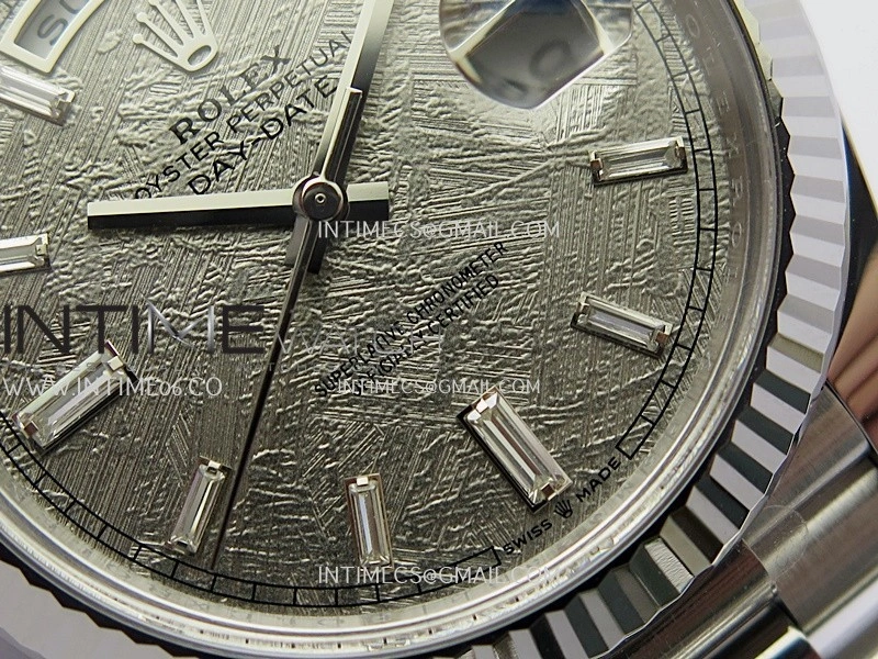 Day Date 228239 40mm Gain Weight V3 THBF 1:1 Best Edition Meteorite Dial T Diamond Marker On President Bracelet VR3255