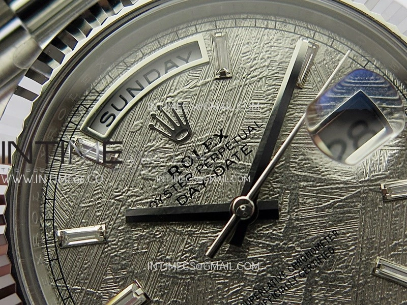 Day Date 228239 40mm Gain Weight V3 THBF 1:1 Best Edition Meteorite Dial T Diamond Marker On President Bracelet VR3255