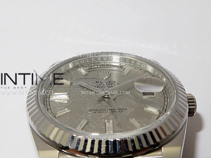 Day Date 228239 40mm Gain Weight V3 THBF 1:1 Best Edition Meteorite Dial T Diamond Marker On President Bracelet VR3255