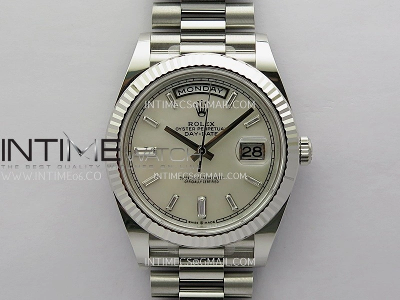 Day Date 228239 40mm Gain Weight V3 THBF 1:1 Best Edition White MOP Dial T Diamond Marker On President Bracelet VR3255