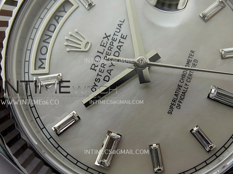 Day Date 228239 40mm Gain Weight V3 THBF 1:1 Best Edition White MOP Dial T Diamond Marker On President Bracelet VR3255