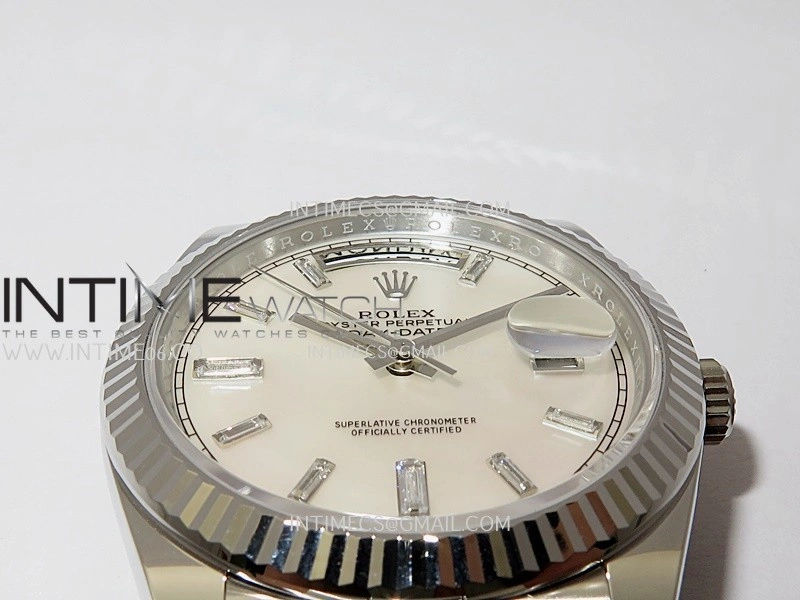Day Date 228239 40mm Gain Weight V3 THBF 1:1 Best Edition White MOP Dial T Diamond Marker On President Bracelet VR3255