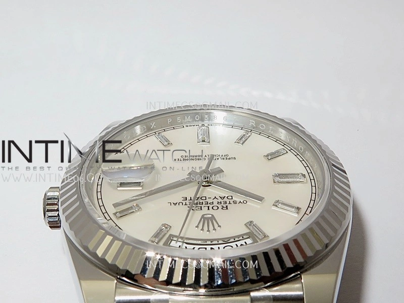 Day Date 228239 40mm Gain Weight V3 THBF 1:1 Best Edition White MOP Dial T Diamond Marker On President Bracelet VR3255
