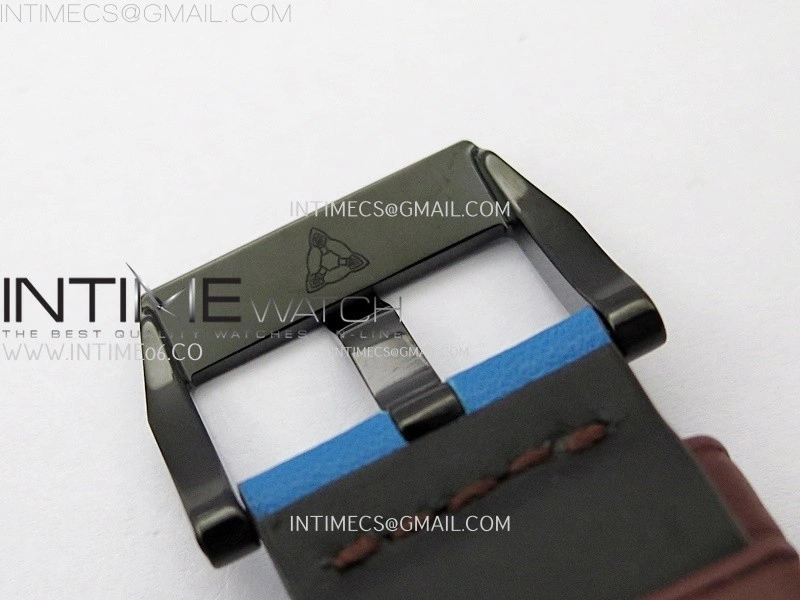 Hankham Indians PVD on Blue Leather Strap MIYOTA 8215