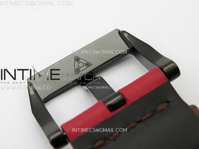 Hankham Indians PVD on Red Leather Strap MIYOTA 8215