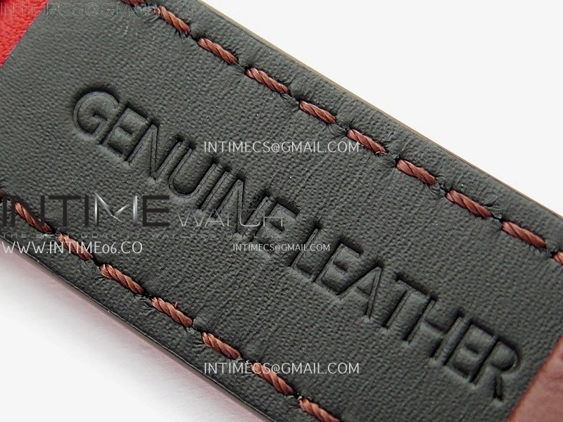 Hankham Indians PVD on Red Leather Strap MIYOTA 8215