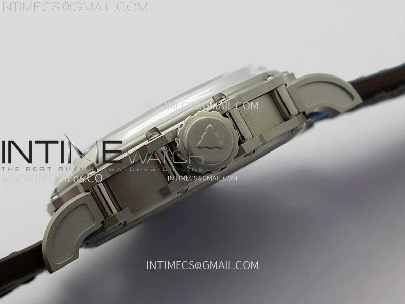 Hankham Indians SS on Blue Leather Strap MIYOTA 8215