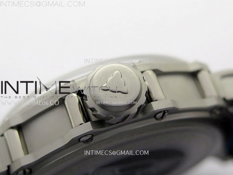 Hankham Indians SS on Blue Leather Strap MIYOTA 8215