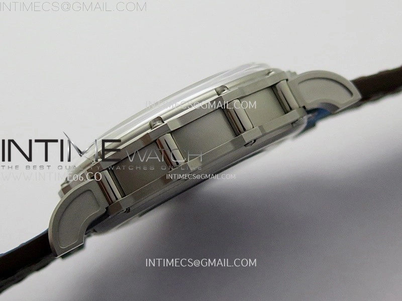Hankham Indians SS on Blue Leather Strap MIYOTA 8215