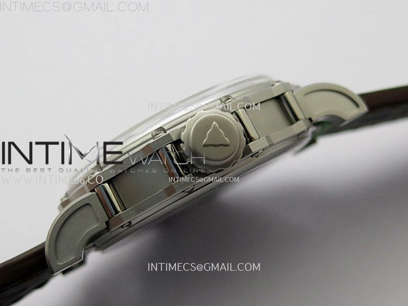 Hankham Indians SS on Green Leather Strap MIYOTA 8215