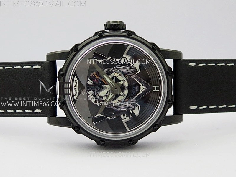 Hankham Joker PVD on Black Leather Strap MIYOTA 8215