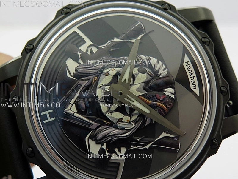 Hankham Joker PVD on Black Leather Strap MIYOTA 8215