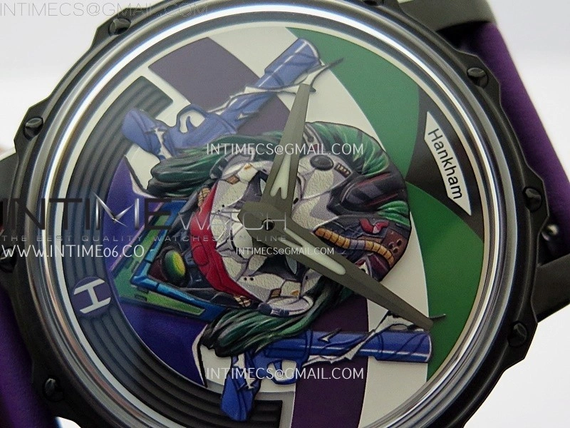 Hankham Joker PVD on Purple Leather Strap MIYOTA 8215