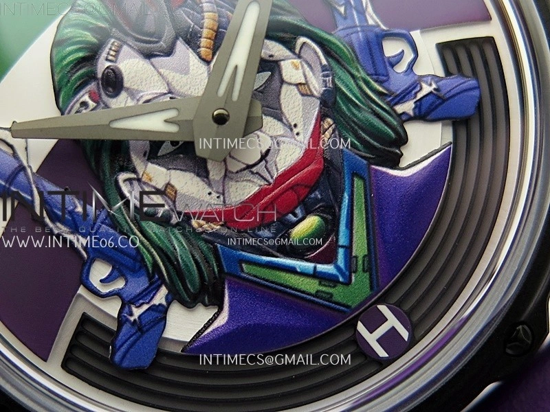 Hankham Joker PVD on Purple Leather Strap MIYOTA 8215