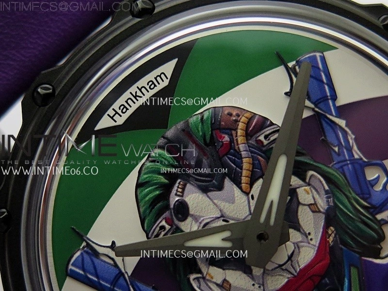 Hankham Joker PVD on Purple Leather Strap MIYOTA 8215