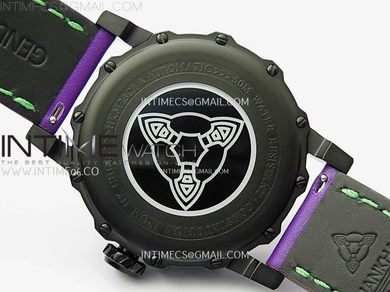 Hankham Joker PVD on Purple Leather Strap MIYOTA 8215