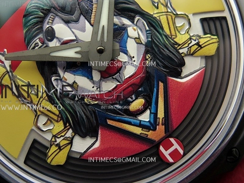 Hankham Joker PVD on Red Leather Strap MIYOTA 8215