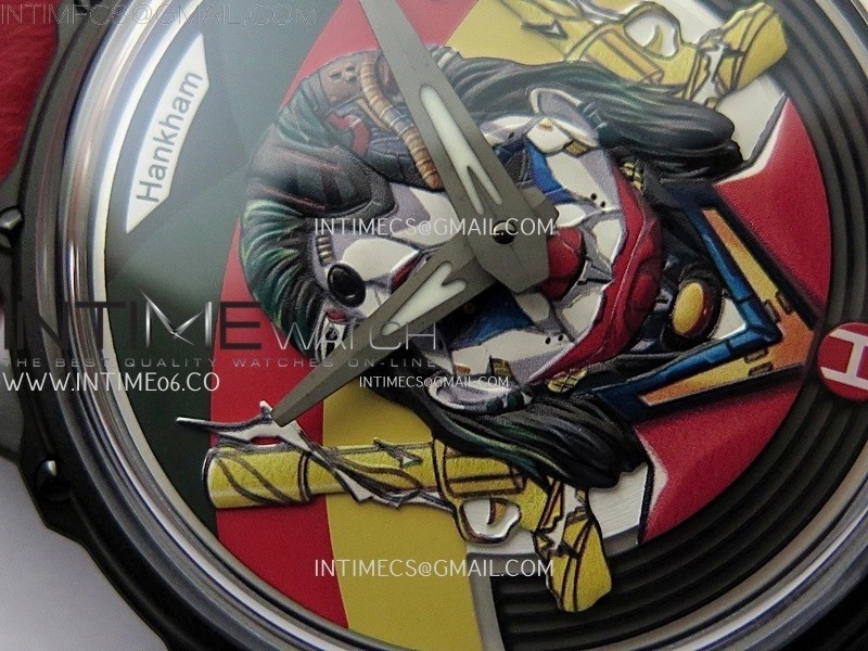 Hankham Joker PVD on Red Leather Strap MIYOTA 8215