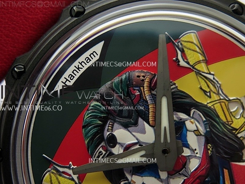 Hankham Joker PVD on Red Leather Strap MIYOTA 8215