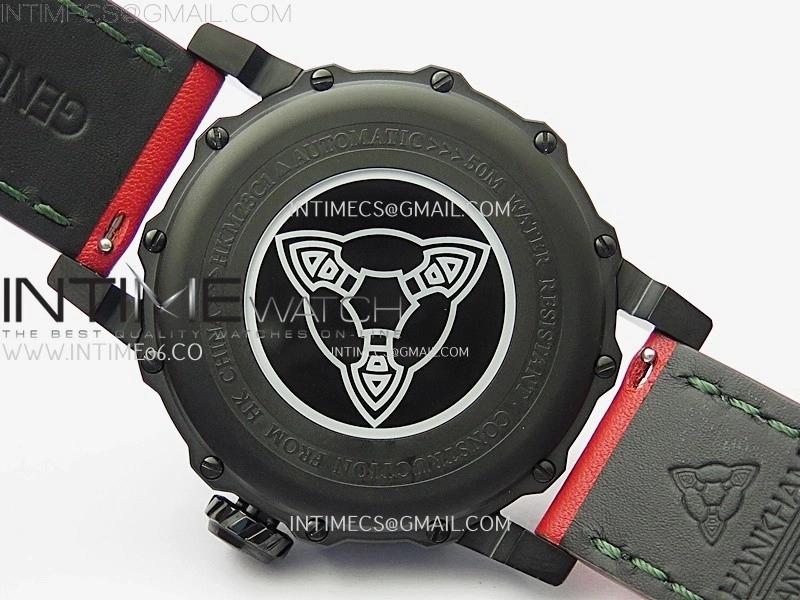 Hankham Joker PVD on Red Leather Strap MIYOTA 8215