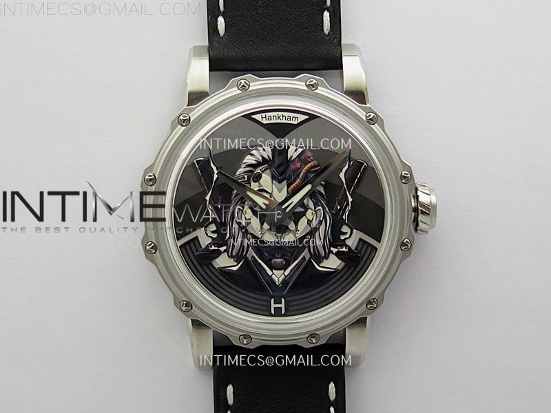 Hankham Joker SS on Black Leather Strap MIYOTA 8215