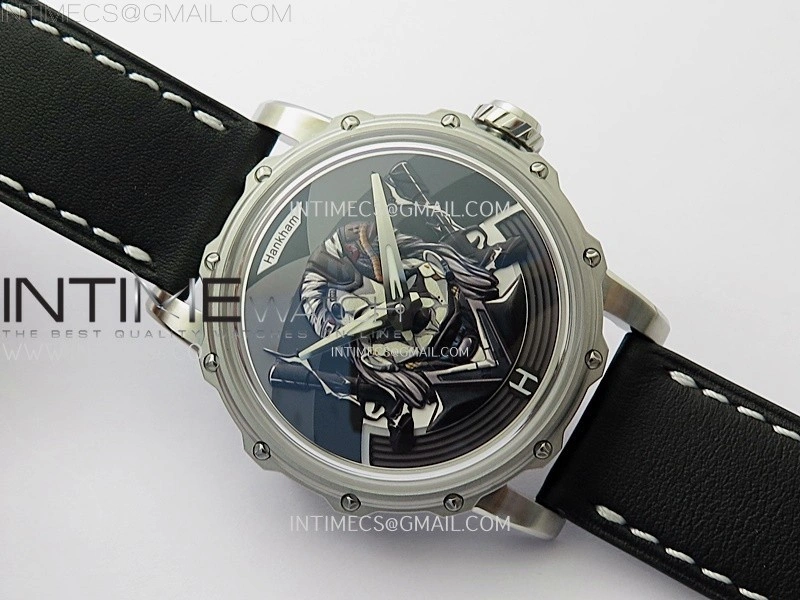 Hankham Joker SS on Black Leather Strap MIYOTA 8215