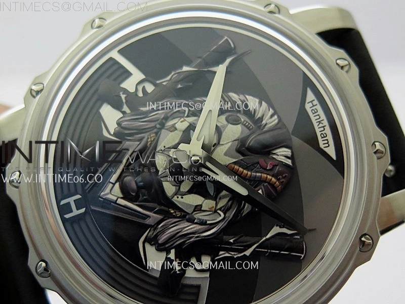 Hankham Joker SS on Black Leather Strap MIYOTA 8215