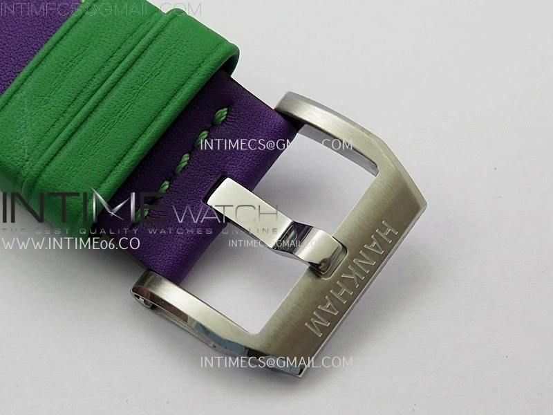 Hankham Joker SS on Purple Leather Strap MIYOTA 8215