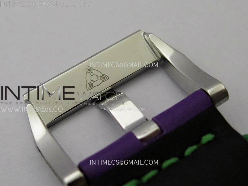 Hankham Joker SS on Purple Leather Strap MIYOTA 8215