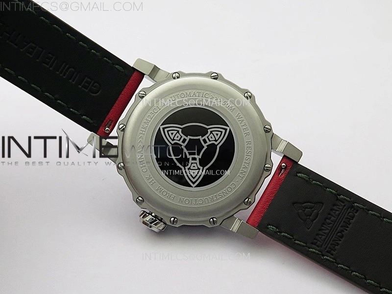 Hankham Joker SS on Red Leather Strap MIYOTA 8215