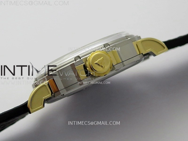 Hankham Joker Two Tone on Black Leather Strap MIYOTA 8215