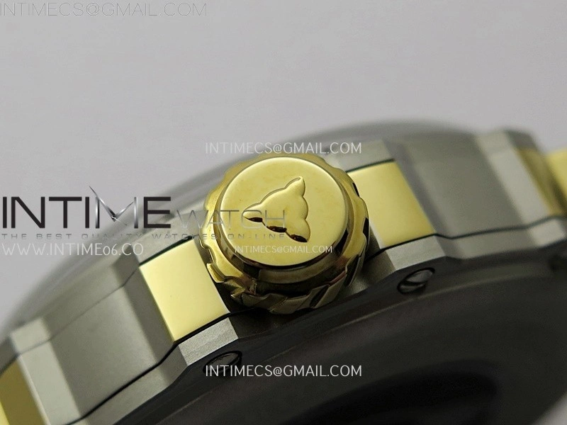 Hankham Joker Two Tone on Black Leather Strap MIYOTA 8215