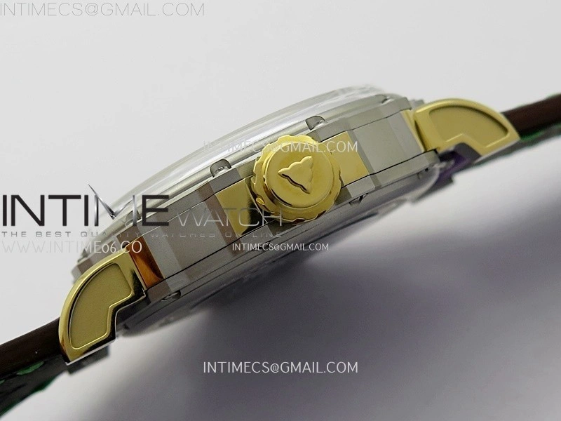 Hankham Joker Two Tone on Purple Leather Strap MIYOTA 8215