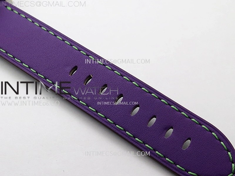 Hankham Joker Two Tone on Purple Leather Strap MIYOTA 8215