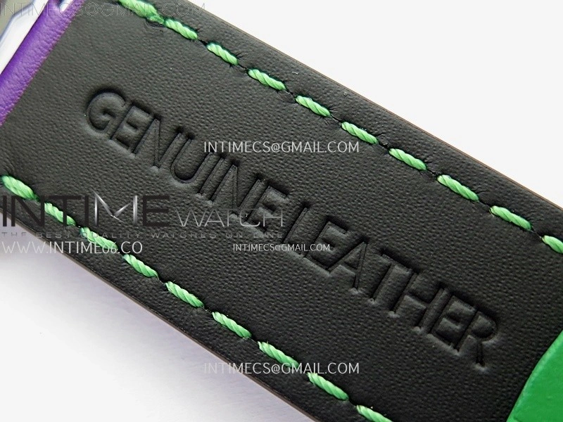 Hankham Joker Two Tone on Purple Leather Strap MIYOTA 8215