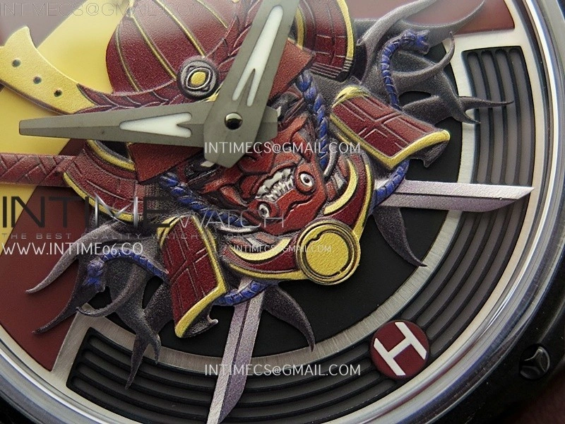 Hankham Samurai PVD on Brown Leather Strap MIYOTA 8215